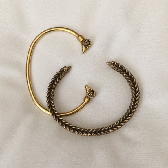 J. Crew Jewelry - JCrew RARE Gold Cuff Bundle